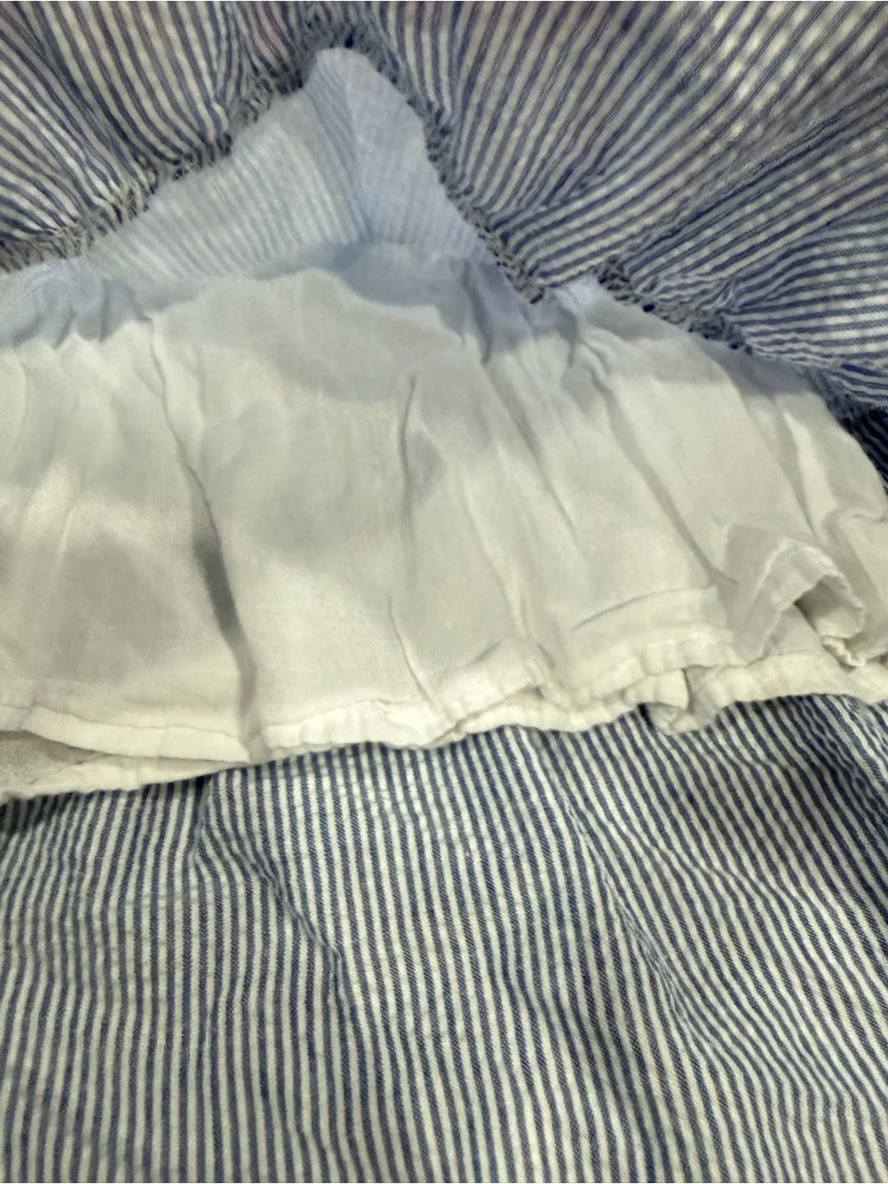 Stitchy Fish Girls Size 2T Tiered Stripe Dress Pink, Light Blue & Navy Like New!
